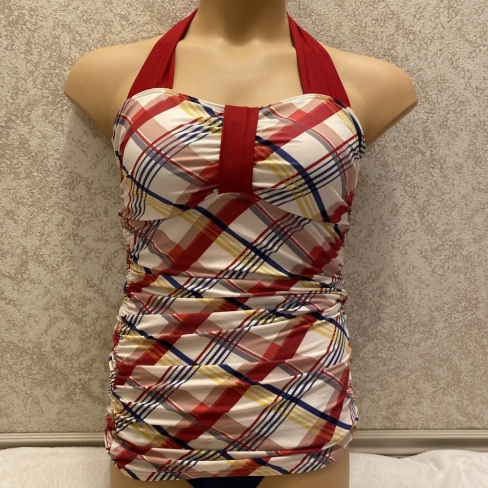 Mossimo Supply Co. Multicolor Plaid Bikini